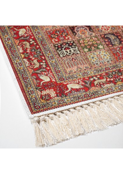 Eko Trend Djt Banyo Paspası Yıkanabilir Kaymaz Taban M12295 Persian Bordo fırsatları