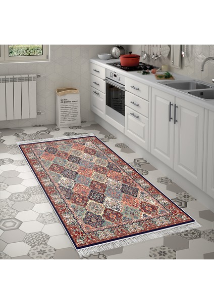 Eko Trend Djt Banyo Paspası Yıkanabilir Kaymaz Taban S5008 Persian Renkli