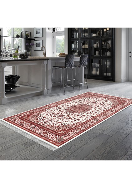 Eko Trend Djt Banyo Paspası Yıkanabilir Kaymaz Taban P1372 Osmanlı Bordo