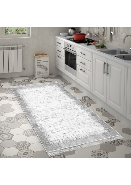 Eko Trend Djt Banyo Paspası Yıkanabilir Kaymaz Taban 1342 Modern Gri modelleri