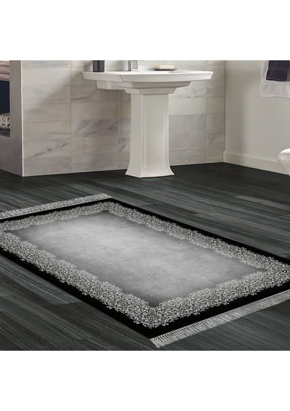 Eko Trend Djt Halı Yıkanabilir Kaymaz Taban 1674 Modern Gri