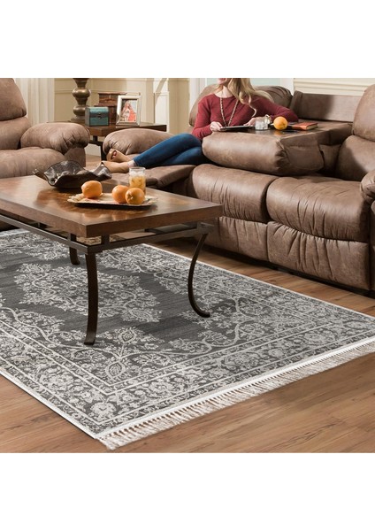 Eko Trend Djt Halı Yıkanabilir Kaymaz Taban 762 Osmanlı Gri