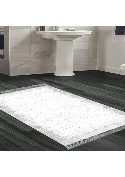 Eko Trend Djt Banyo Paspası Yıkanabilir Kaymaz Taban 1342 Modern Gri