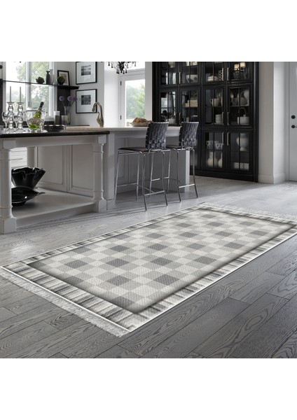 Eko Trend Djt Banyo Paspası Yıkanabilir Kaymaz Taban 1913 Modern Gri modelleri