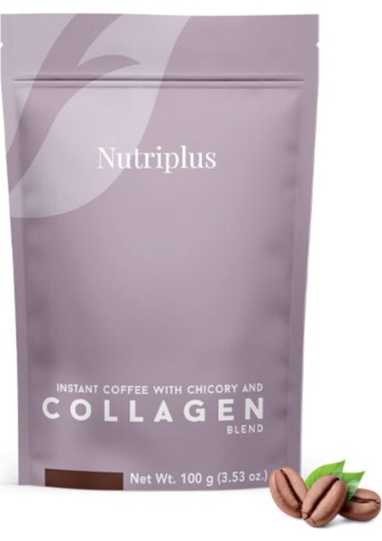 Kolajenli Hindiba Kahve Nutriplus Collagen Blend Instant Coffee 100 gr