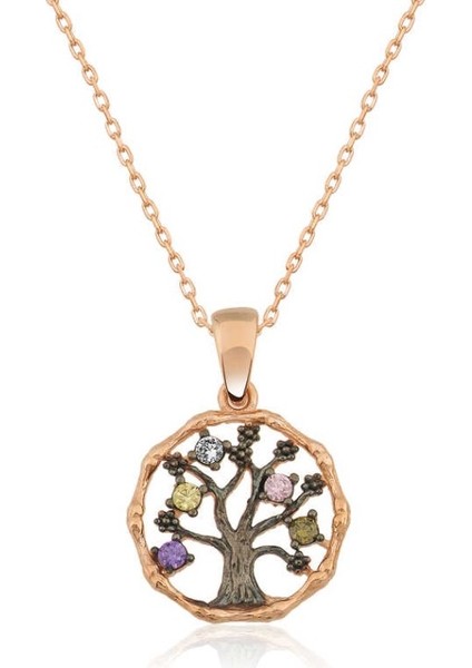 Hayat Ağacı 925 Ayar Gümüş Kolye