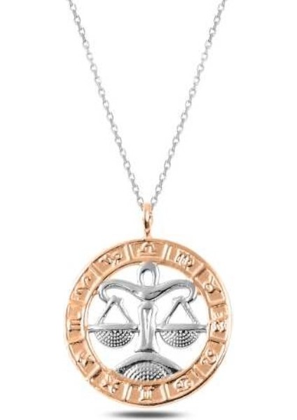 Terazi Burcu 925 Ayar Gümüş Kolye