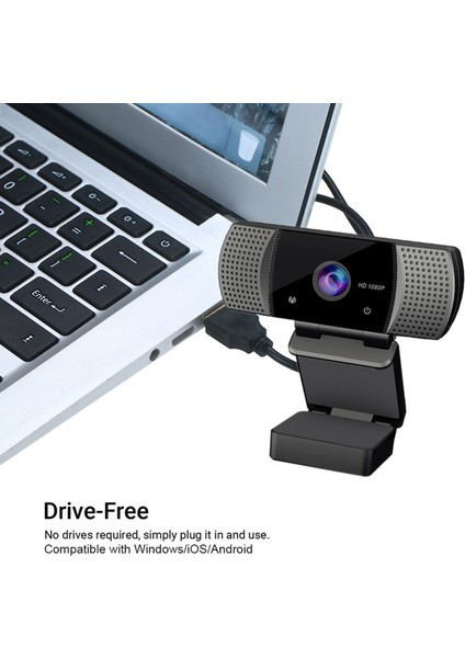 Beauty Life Full Hd 1080 P Geniş Açı USB Webcam Usb2.0 Drive-Free  (Yurt Dışından)