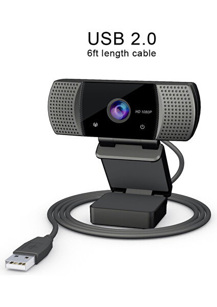 Beauty Life Full Hd 1080 P Geniş Açı USB Webcam Usb2.0 Drive-Free  (Yurt Dışından)