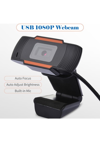 1080P Web Kamerası Otomatik Odaklamalı USB Web Kamerası (Yurt Dışından)