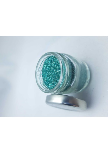 Pastel Yeşili Renginde Toz Sim 40 cc Kavanozda +-25 gr