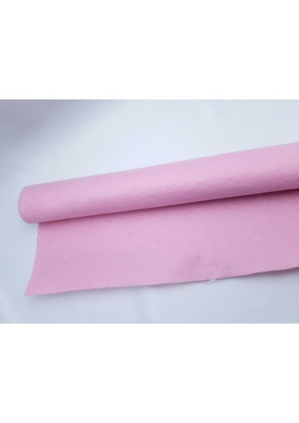 Pembe Renginde Ince Keçe 1mm Kalınlığında (1mt x 85 cm Boyutunda)