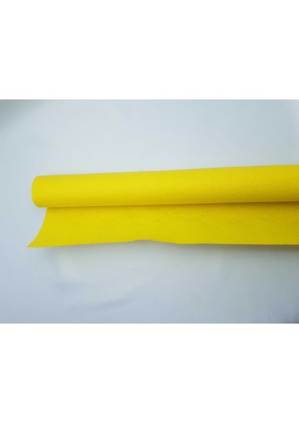 Sarı Renginde Ince Keçe 1mm Kalınlığında (1mt x 85 cm Boyutunda)