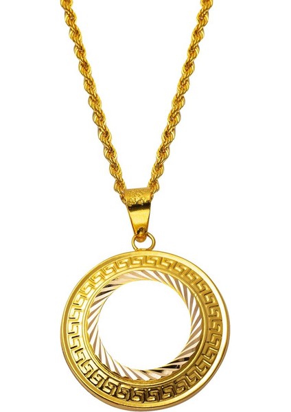Versage Çeyrek Altın Çerçeveli Kolye