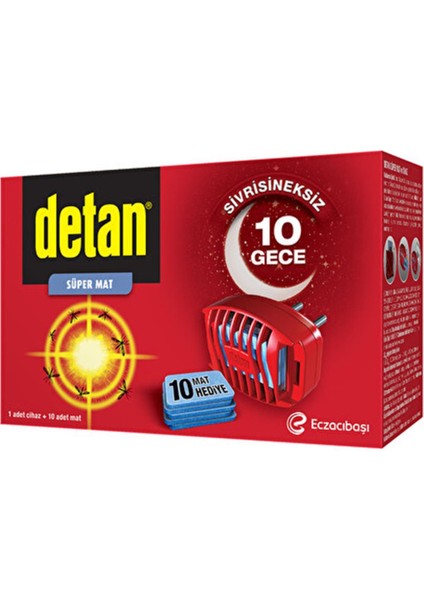 Detan Süper Mat Cihaz + 10 Yedek Kategori Sinek ve Kovucu
