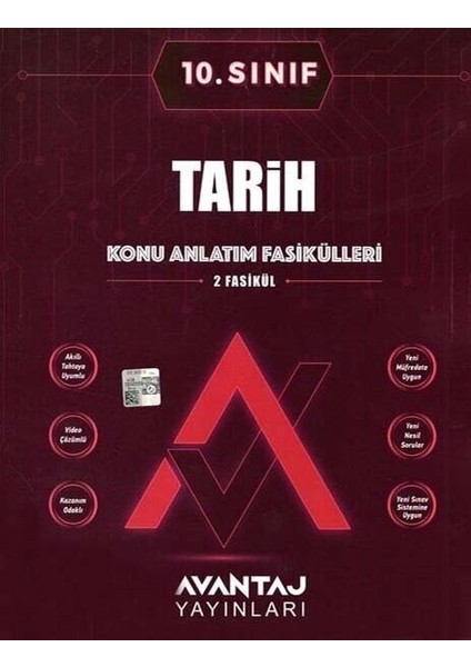 Avantaj Yayınları Muhtelif  10. Sınıf Tarih Konu Anlatım Fasikülleri