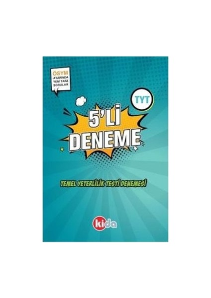 Muhtelif Kida TYT Orta ve İleri Seviye 5 Deneme