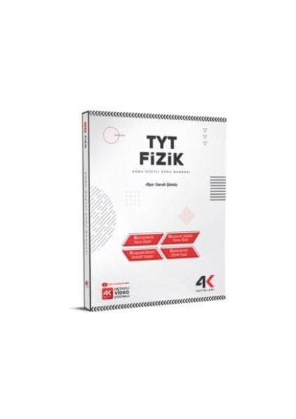 4K Muhtelif 4K TYT Fizik Konu Özetli Soru Bankası