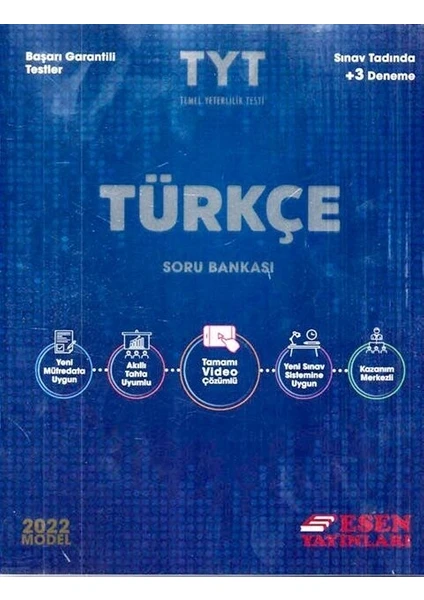 Esen Kitap TYT Türkçe Soru Bankası 2022