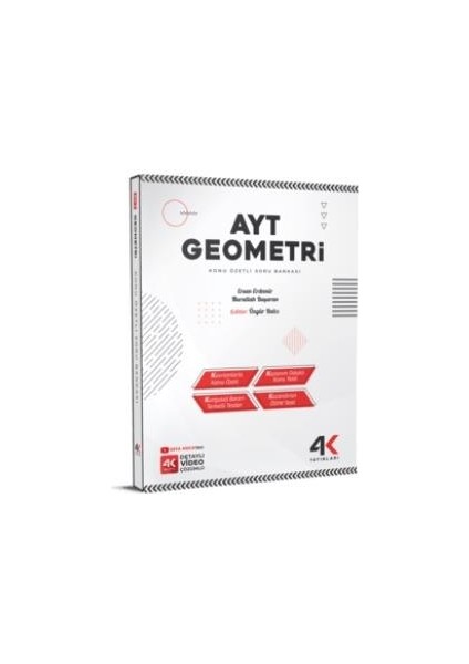 4K Muhtelif 4K AYT Geometri Konu Özetli Soru Bankası