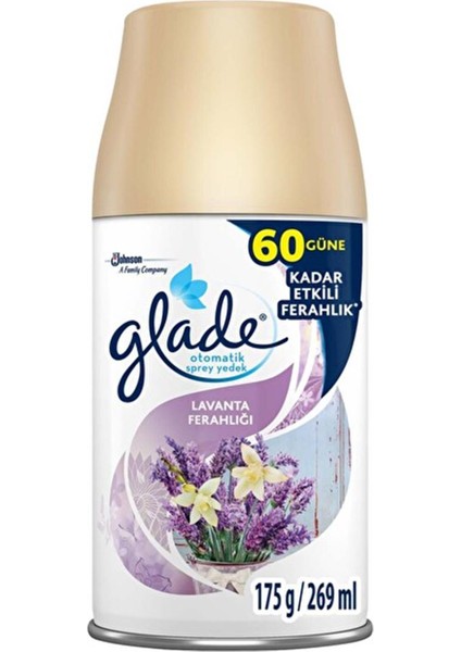 Glade Oda Kokusu Otomatik Sprey Yedek Lavanta Ferahlığı 269ML (1 Yedek) Kategori Oda Kokusu