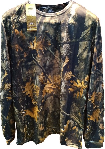 Avcı Orman Desen Yuvarlak Yaka Sweatshirt - Xl