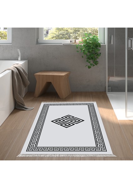 Eko Trend Djt Halı Yıkanabilir Kaymaz Taban 656m Modern Gri