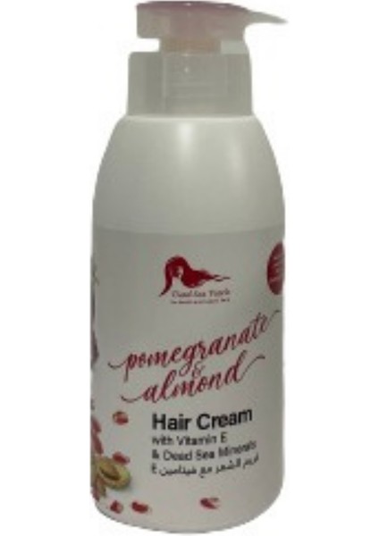 Hair Cream With Vitamin E & Dead Sea Minerals (Pomegranate & Almond) 330 ml