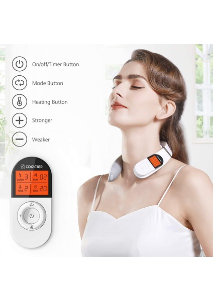 Kablosuz Boyun Masajı 6 Mod ve 16 Seviye Derin Doku fırsatları