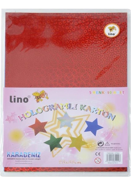 Hologram Kağıt 23X33 cm 10'lu 2709J Fotokopi ve Baskı Kağıtları