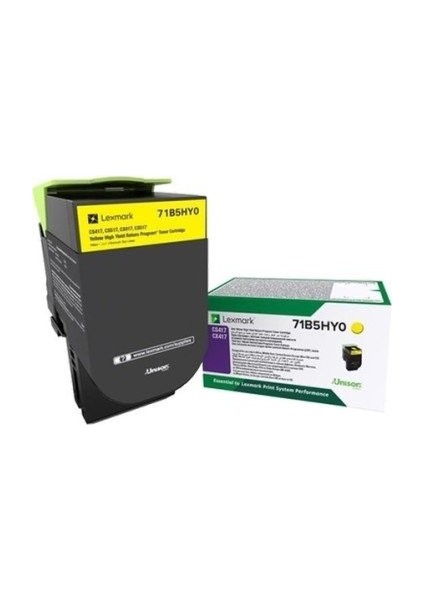CS417 Sarı Toner Yüksek Kapasiteli 71B5HY0