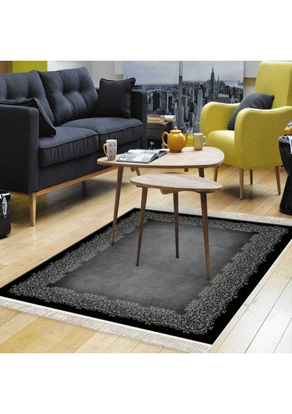 Eko Trend Djt Banyo Paspası Yıkanabilir Kaymaz Taban 1674 Modern Gri