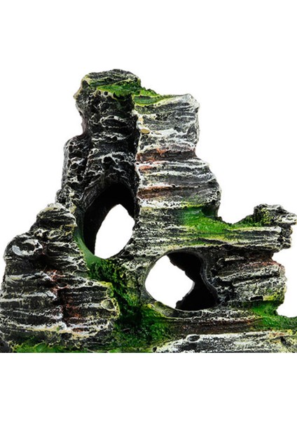 Akvaryum Dağ Süsleme Hill Balık Tankı Dekor Görünümü Taş Aquascaping Cave 11X5X11 cm (Yurt Dışından) modelleri