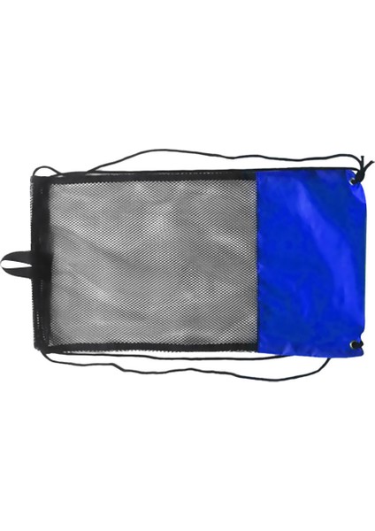 Dalış Ipli Mesh Çuval Çanta Dalış Ekipmanları Tutucu 29X13 "mavi ve Siyah (Yurt Dışından)