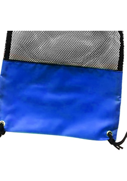 Dalış Ipli Mesh Çuval Çanta Dalış Ekipmanları Tutucu 29X13 "mavi ve Siyah (Yurt Dışından)