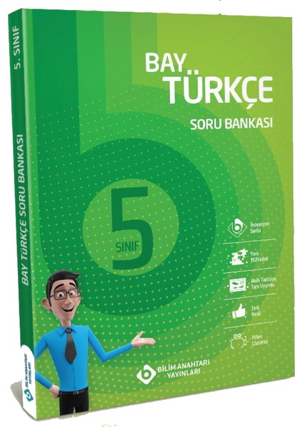 Bilim Anahtarı Yayınları Bay 5. Sınıf Türkçe Soru Bankası