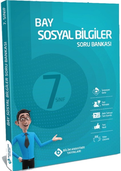 Bilim Anahtarı Yayınları Bay 7. Sınıf Sosyal Bilgiler Soru Bankası