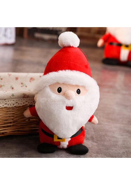 10-20 Inç Pp Yumuşak Noel Baba Peluş Bebek Çocuk Çocuk Noel Ev Dekoratif 23 cm