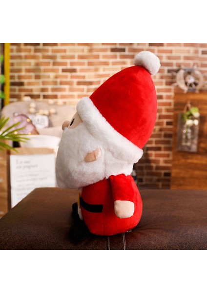 10-20 Inç Pp Yumuşak Noel Baba Peluş Bebek Çocuk Çocuk Noel Ev Dekoratif 23 cm