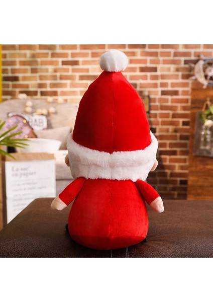 10-20 Inç Pp Yumuşak Noel Baba Peluş Bebek Çocuk Çocuk Noel Ev Dekoratif 23 cm