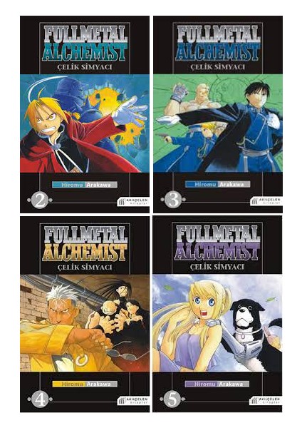 Fullmetal Alchemist 2-3-4-5. Ciltler Manga Seti - Hiromu Arakawa