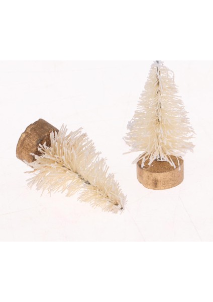20 Parça 4 cm Noel Ağacı Bebek Oyuncak Dollhouse Minyatür Odası Öğeleri Xmas