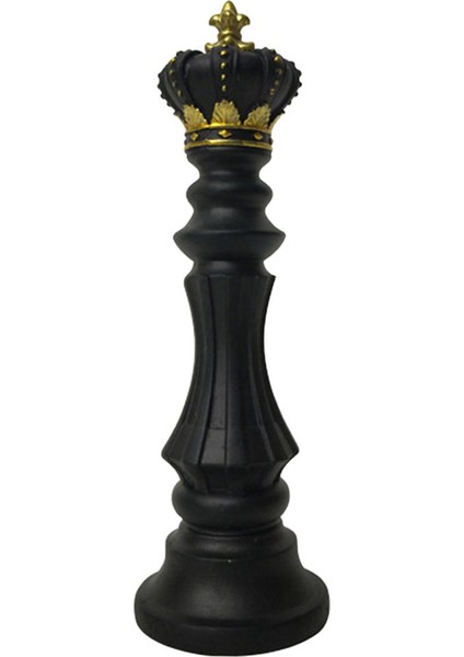 Uluslararası Satranç Heykel Süs Heykelcik Ofis Yapıt Zanaat Kral