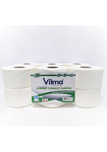 Vilma Professional Jumbo Tuvalet Kağıdı 12 Li (2 kg)