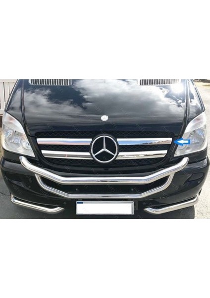 Mercedes Vito W639 Krom Ön Panjur 4 Parça 2010-2014 Paslanmaz Çelik modelleri