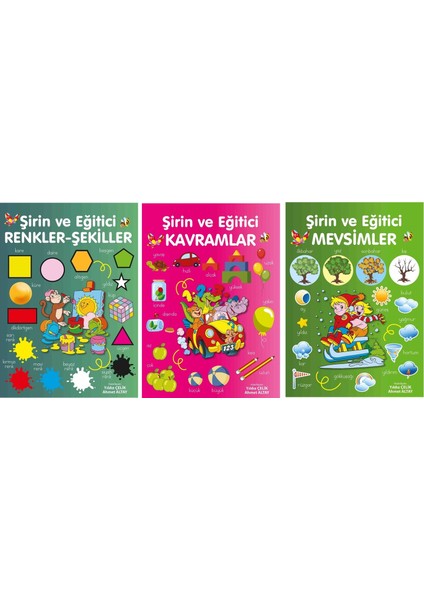 Şirin ve Eğitici Renkler-Şekiller+ Kavramlar + Mevsimler