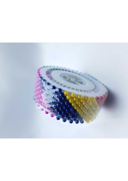 Plastik Başlı Toplu Iğne,eşarp, Türban Iğnesi 480 Adet