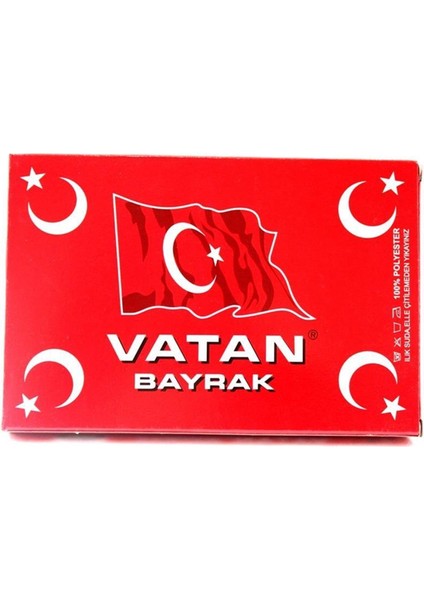 Vatan Bayrak  70 x 105 cm Atalı Bayrak VT210