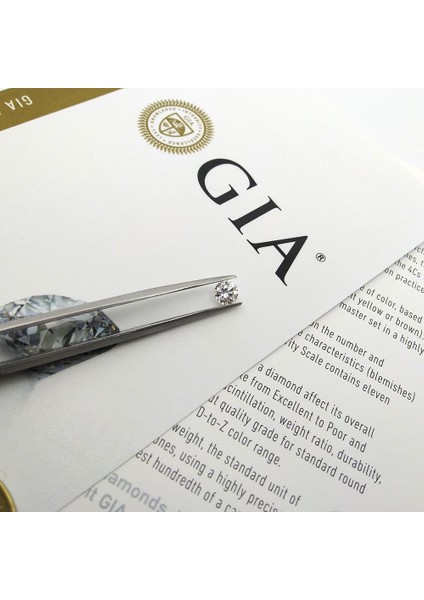 0.45 Karat E Vs2 Gıa Sertifikalı Pırlanta Tektaş Yüzük WPY3114SE