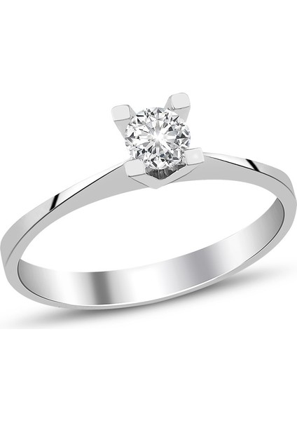 0.25 Karat E-F Vs Pırlanta Tektaş Yüzük WPY3102BX